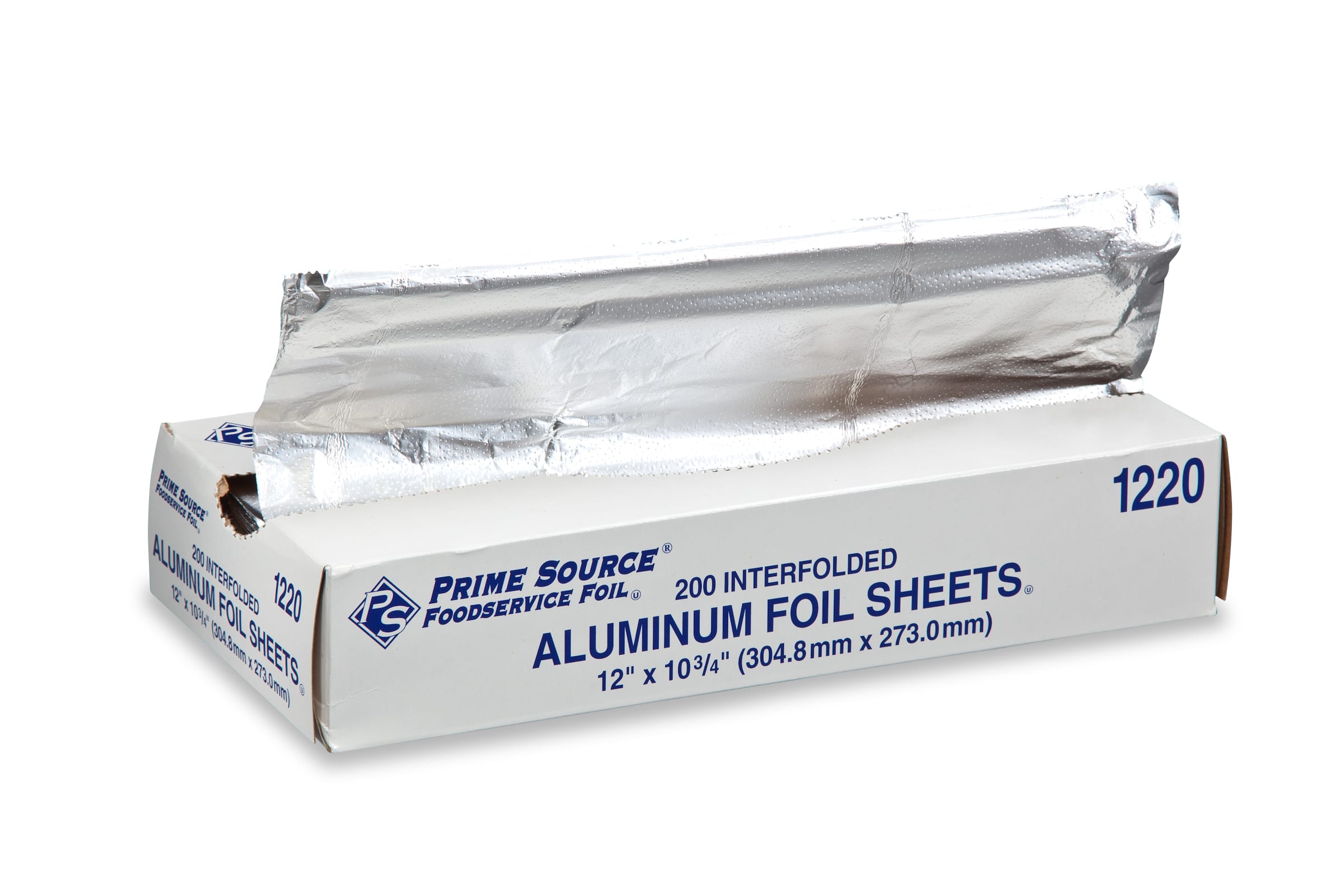 P1030 Aluminum Foil Pop Up Sheets 12/200CT Dependable Plastic