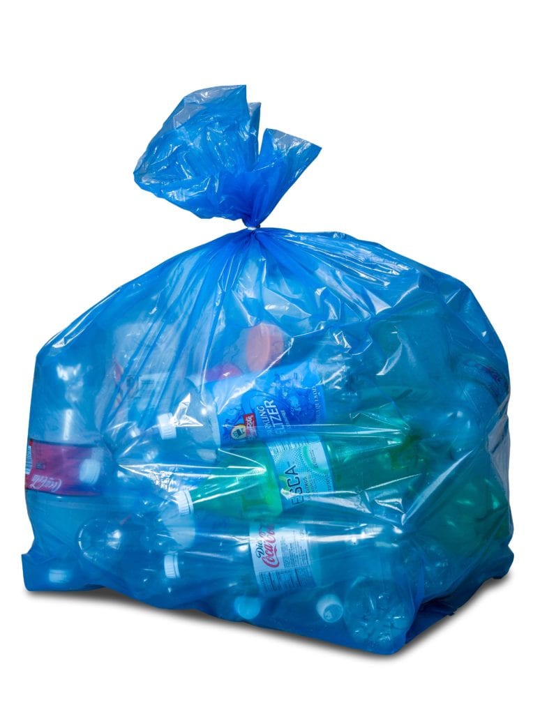 Blue Recycling Bags Dependable Plastic