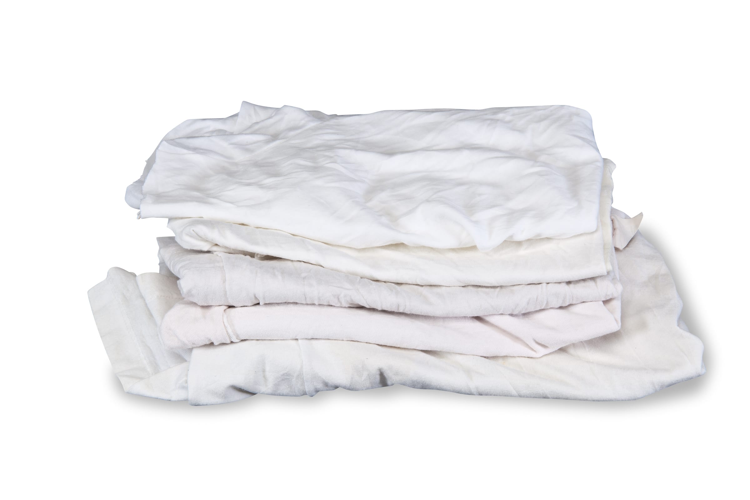 J1920 - White Cotton Rags 25/LB - Dependable Plastic
