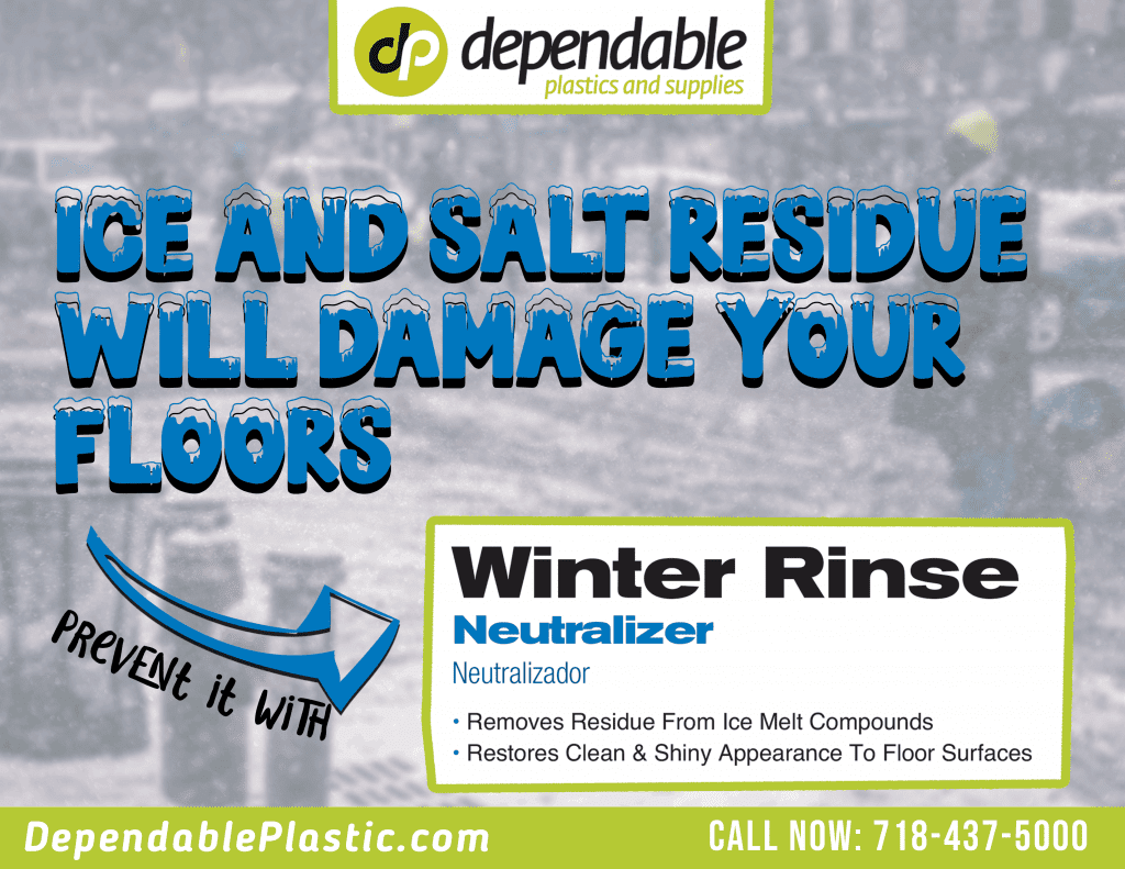 Ice and Salt Residue Will Damage Your Floors Dependable Plastic
